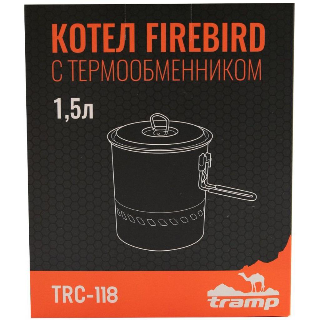 Котел туристичний Tramp анодований з теплообмінником 1,5 л (TRC-118) - зображення 6