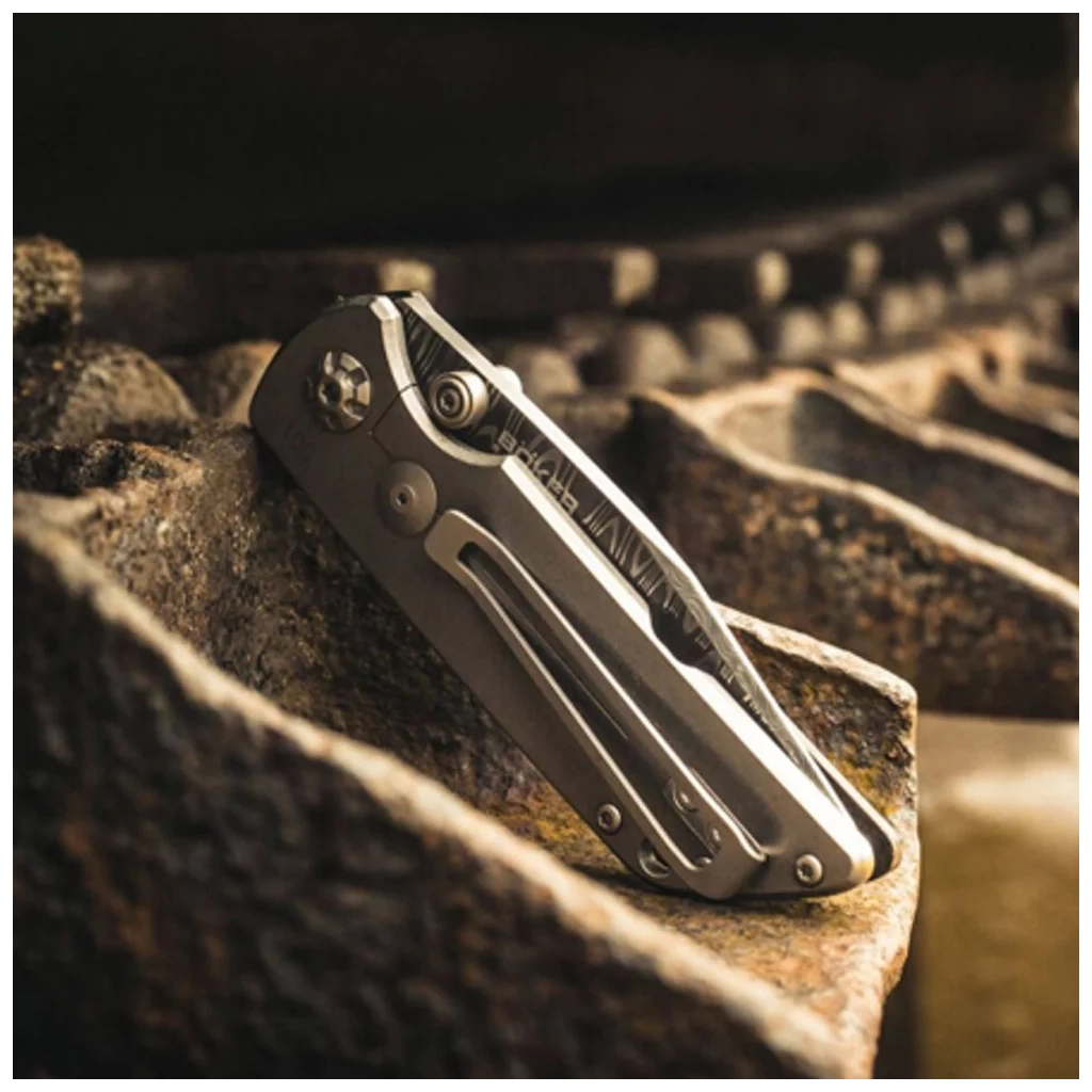 Ніж Boker M4 Sherman Damascus (110662DAM) - зображення 10