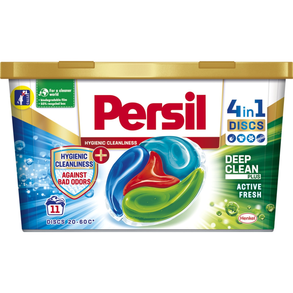 Капсули для прання Persil Discs Нейтралізація запаху 11 шт. (9000101380156) - зображення 1