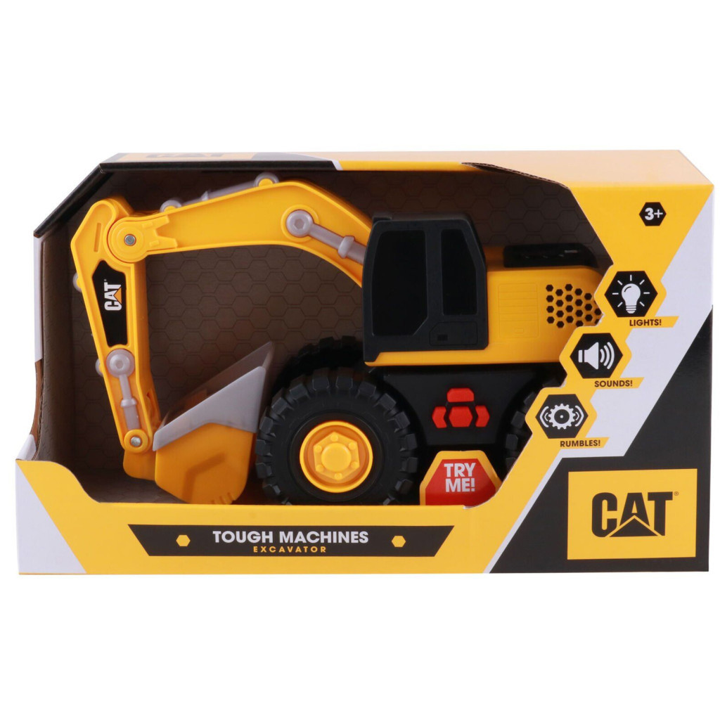 Спецтехніка Funrise CAT Екскаватор зі світлом та звуком (82399) - зображення 7