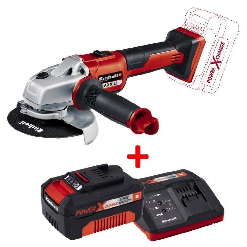 Шліфувальна машина Einhell AXXIO 18В + 3Ач + ЗП (20121428) - зображення 1
