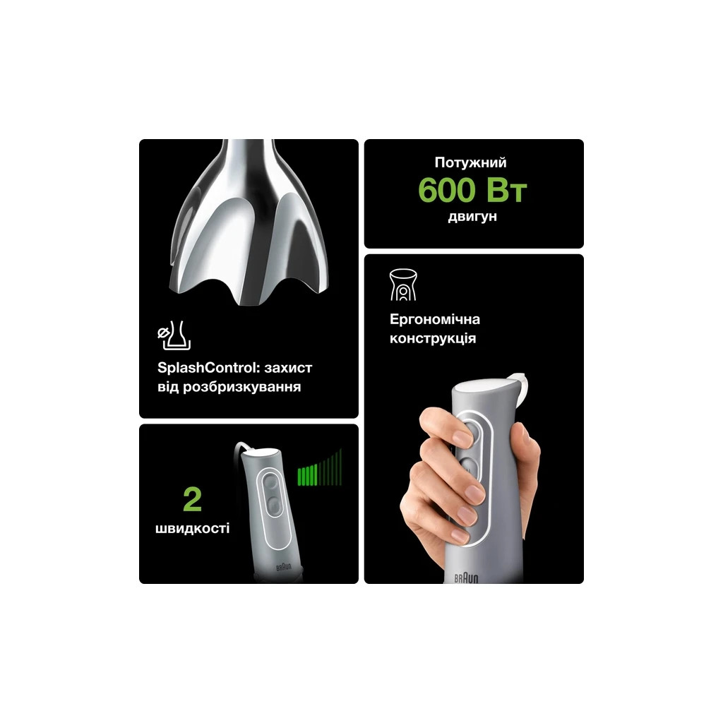 Блендер Braun MQ 535 SAUCE (MQ535SAUCE) - зображення 2