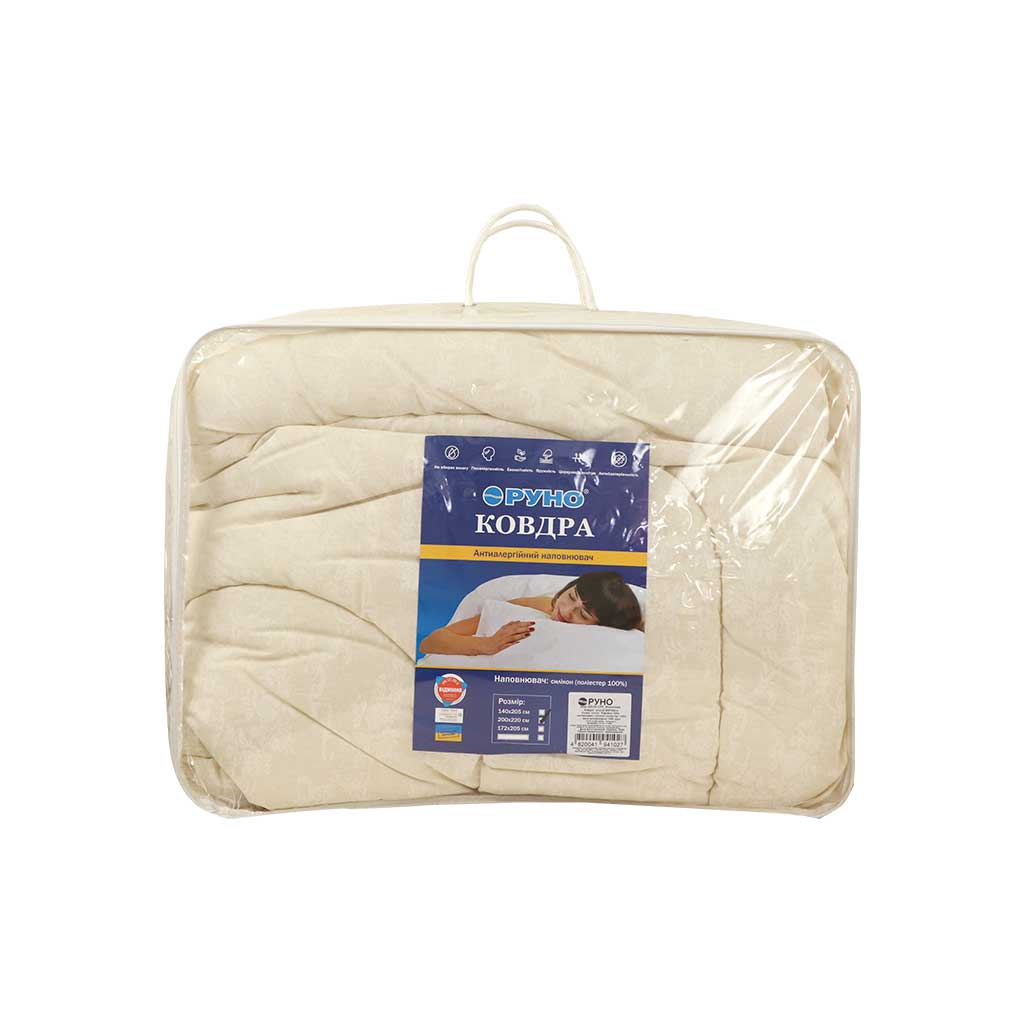 Ковдра Руно Силіконова молочна 172х205 см (316.02СЛУ_молочний) - зображення 7