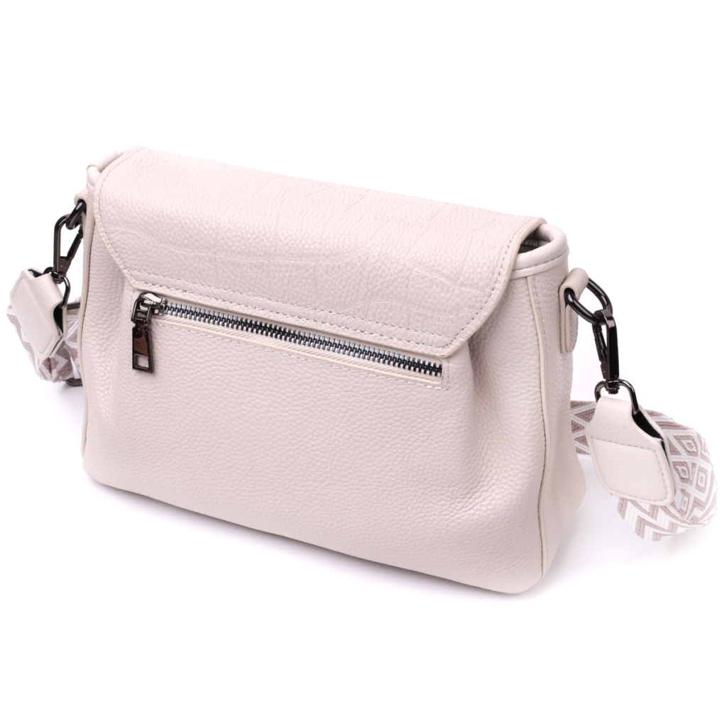 Сумка Vintage З натуральної шкіри Біла (22331) - зображення 2