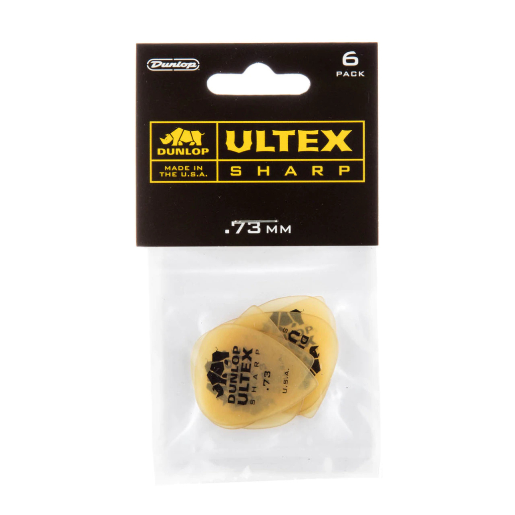 Медіатор Jim Dunlop Ultex Sharp Pick .73mm 6 шт. (433P.73) - зображення 3