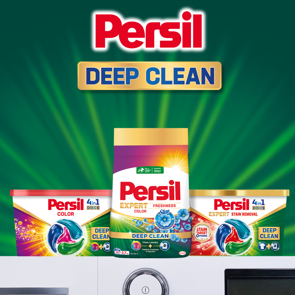 Пральний порошок Persil Expert Deep Clean Автомат Color Свіжість від Silan 4.05 кг (9000101806168) - зображення 6