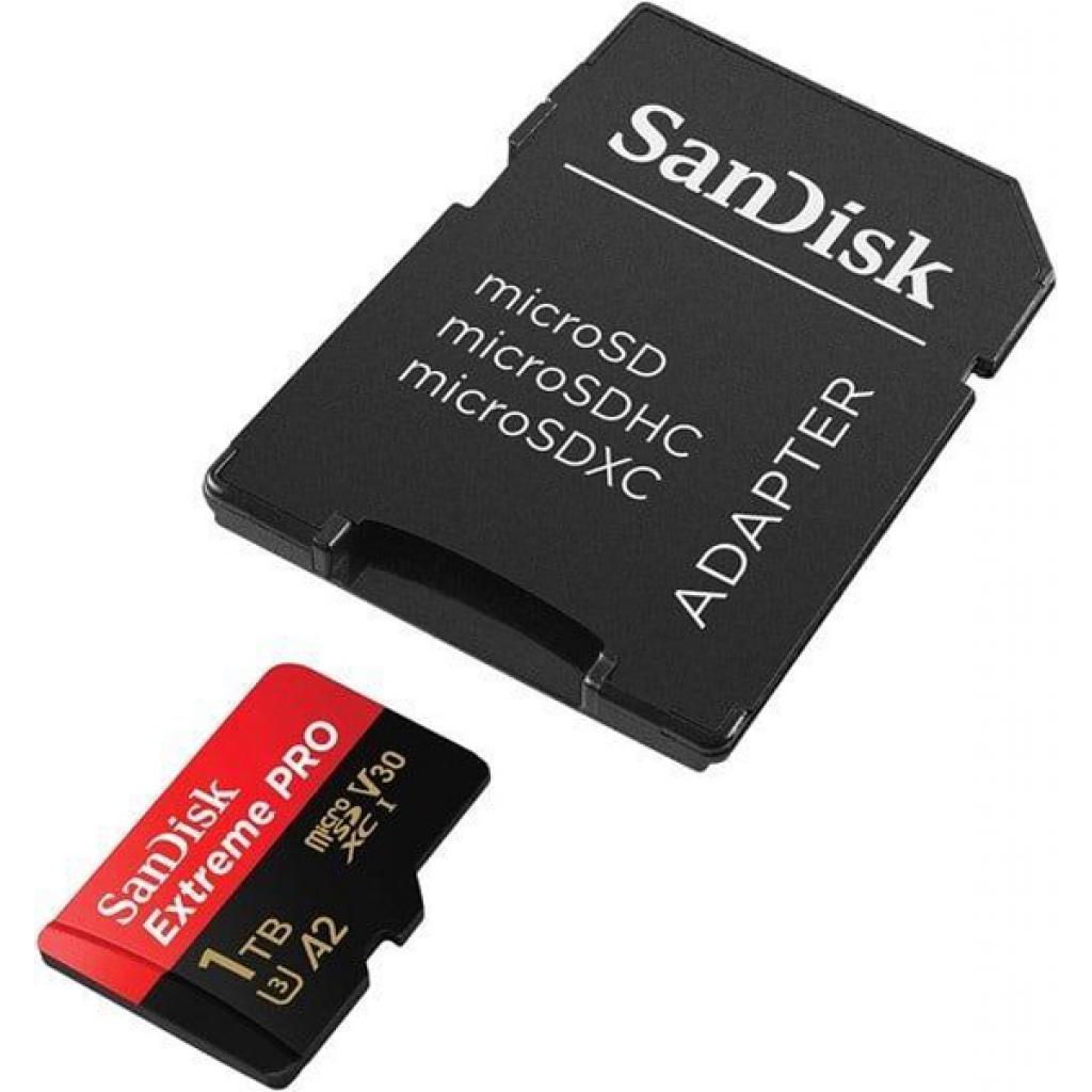 Карта пам'яті SanDisk 1TB microSDXC class 10 A2 V30 UHS-I U3 Extreme PRO (SDSQXCZ-1T00-GN6MA) - зображення 2