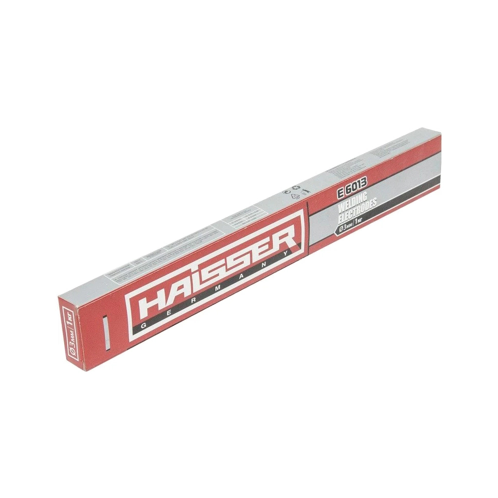 Електроди HAISSER E 6013, 3.0мм, упаковка 1кг (63815) - изображение 1