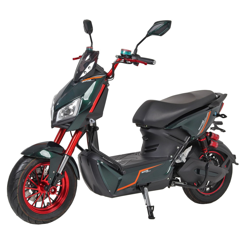 Електроскутер Maxxter GANG MAX (black-pearl green) - зображення 1