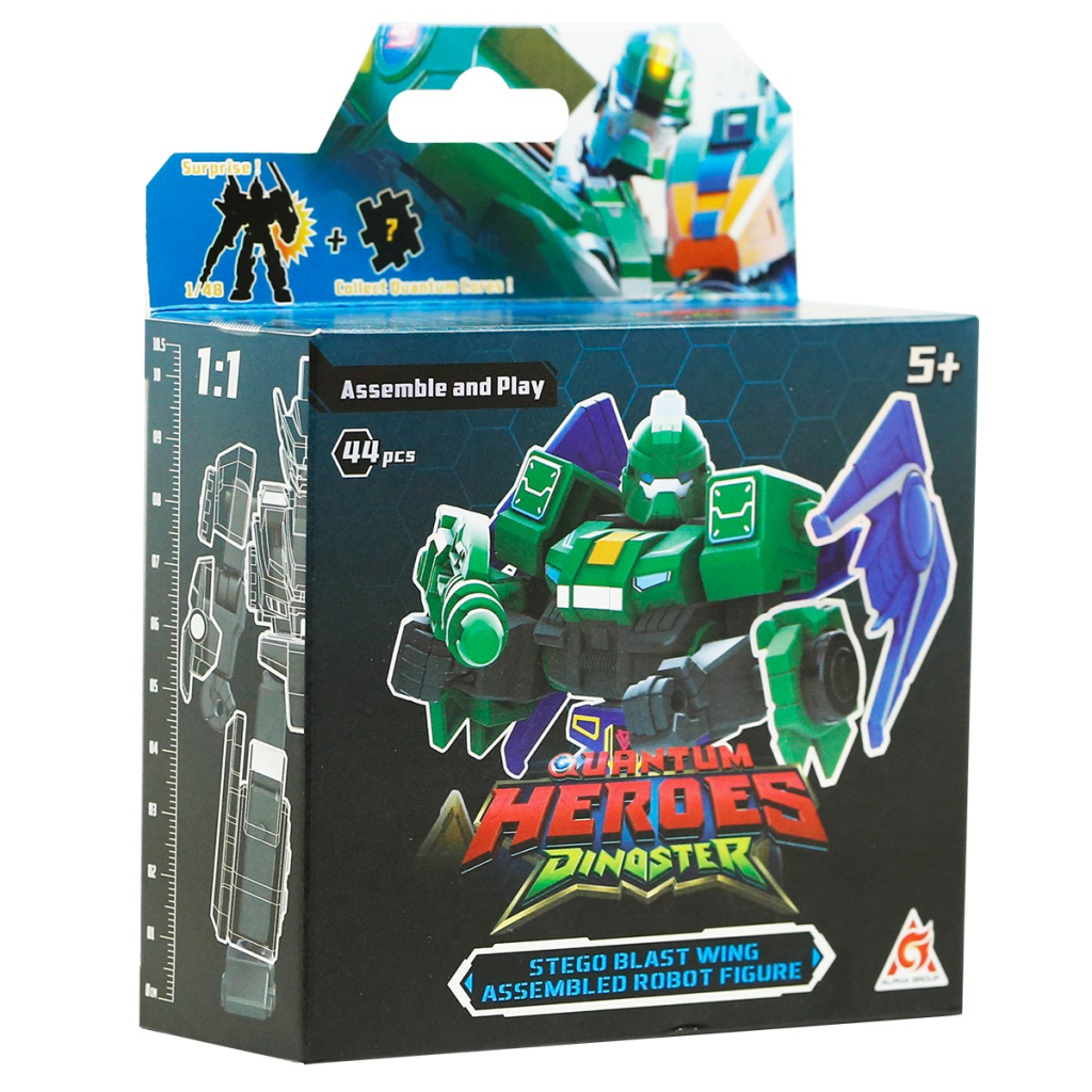 Конструктор Dinoster Робот - Стего Бласт Вінг (EU580881A-2) - зображення 7