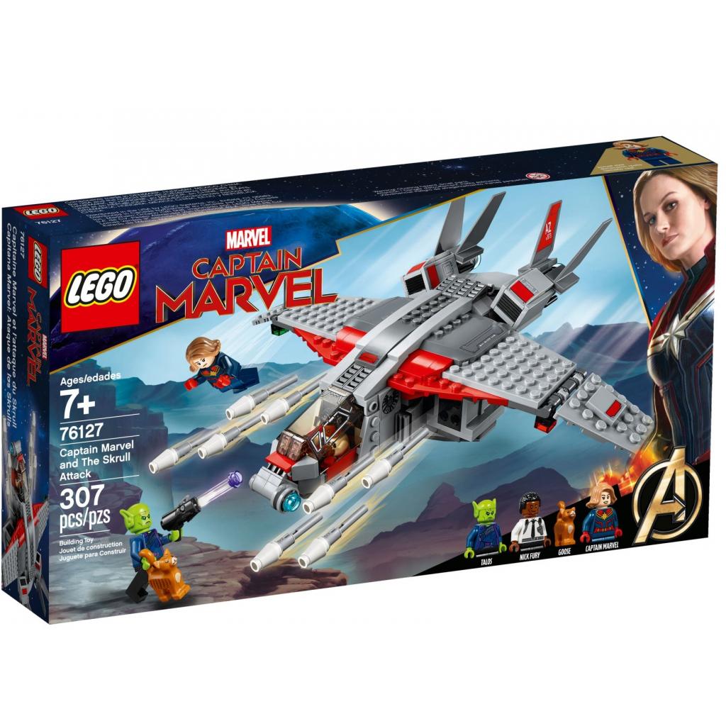 Конструктор LEGO Super Heroes Marvel Comics Капітан Марвел і атака скрулів 30 деталей (76127) - зображення 1