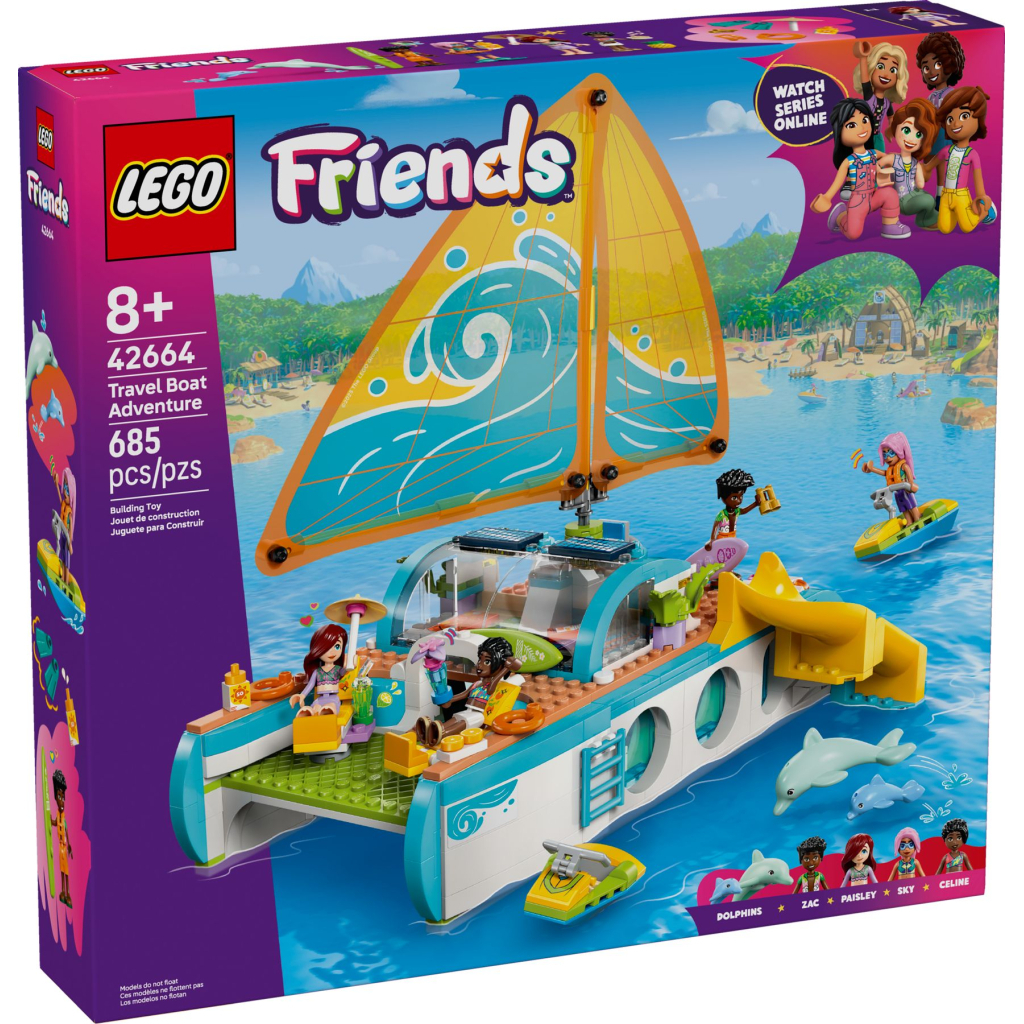 Конструктор LEGO Friends Пригоди на туристичному човні (42664) - зображення 1