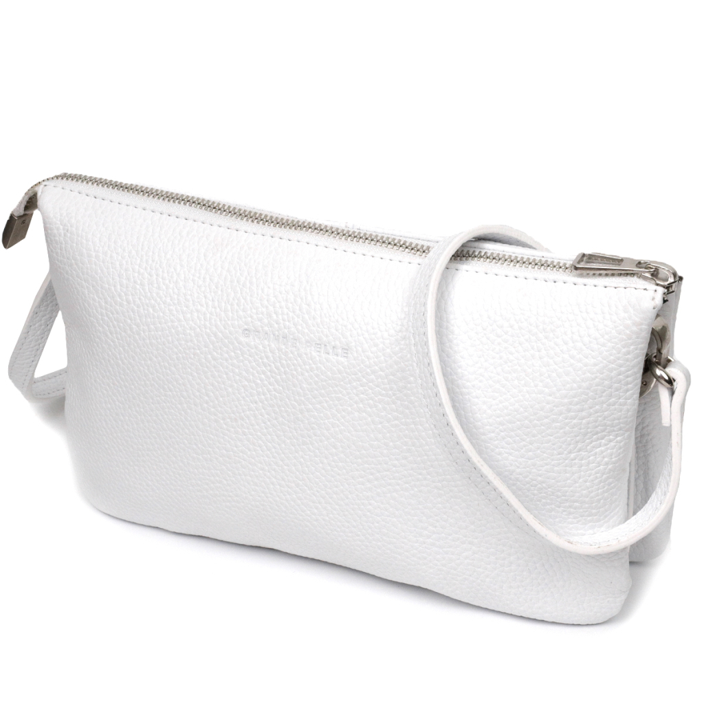Сумка Grande Pelle З натуральної шкіри Біла (11635) - зображення 1