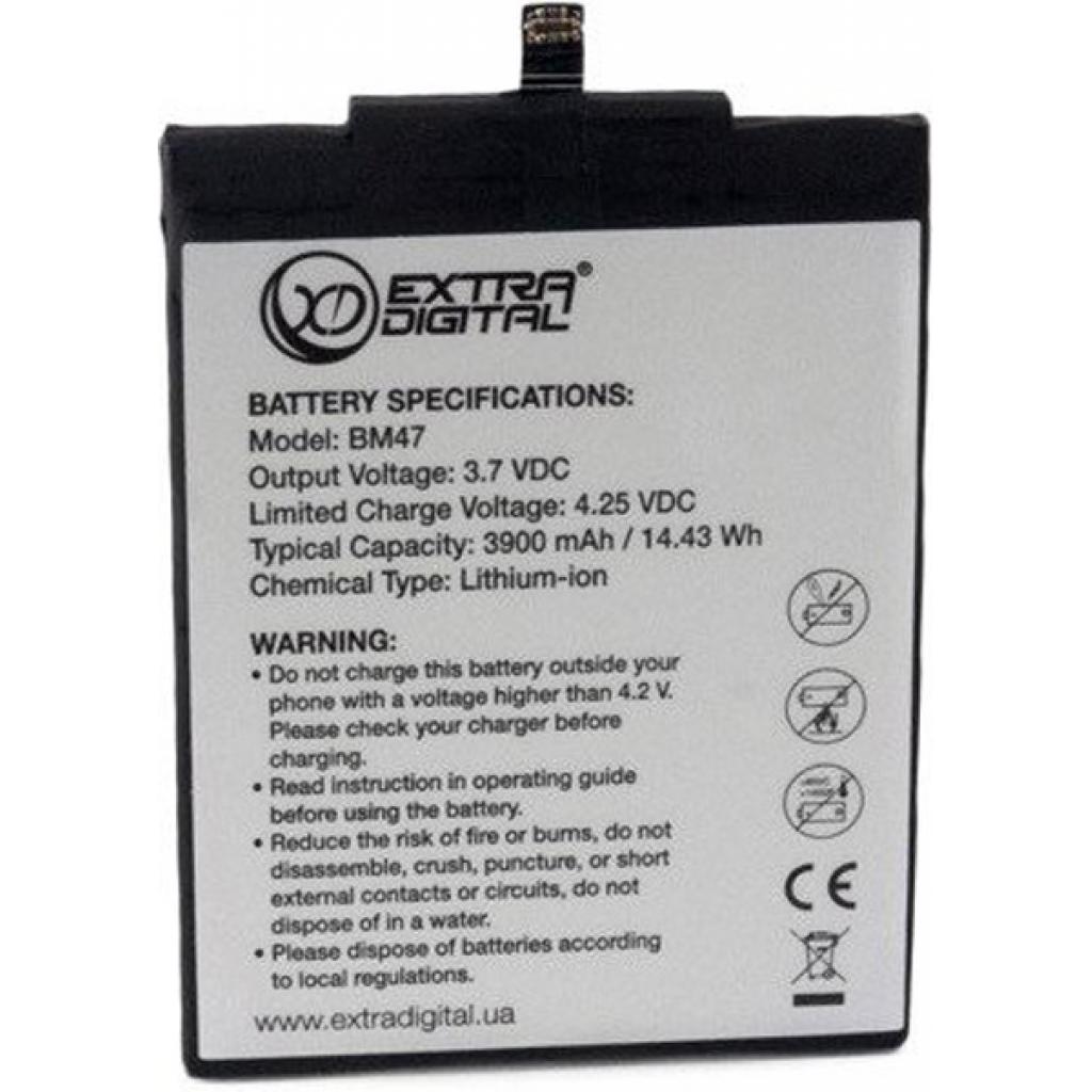 Акумуляторна батарея Extradigital Xiaomi Redmi 3 (BM47) 3900 mAh (BMX6451) - зображення 1