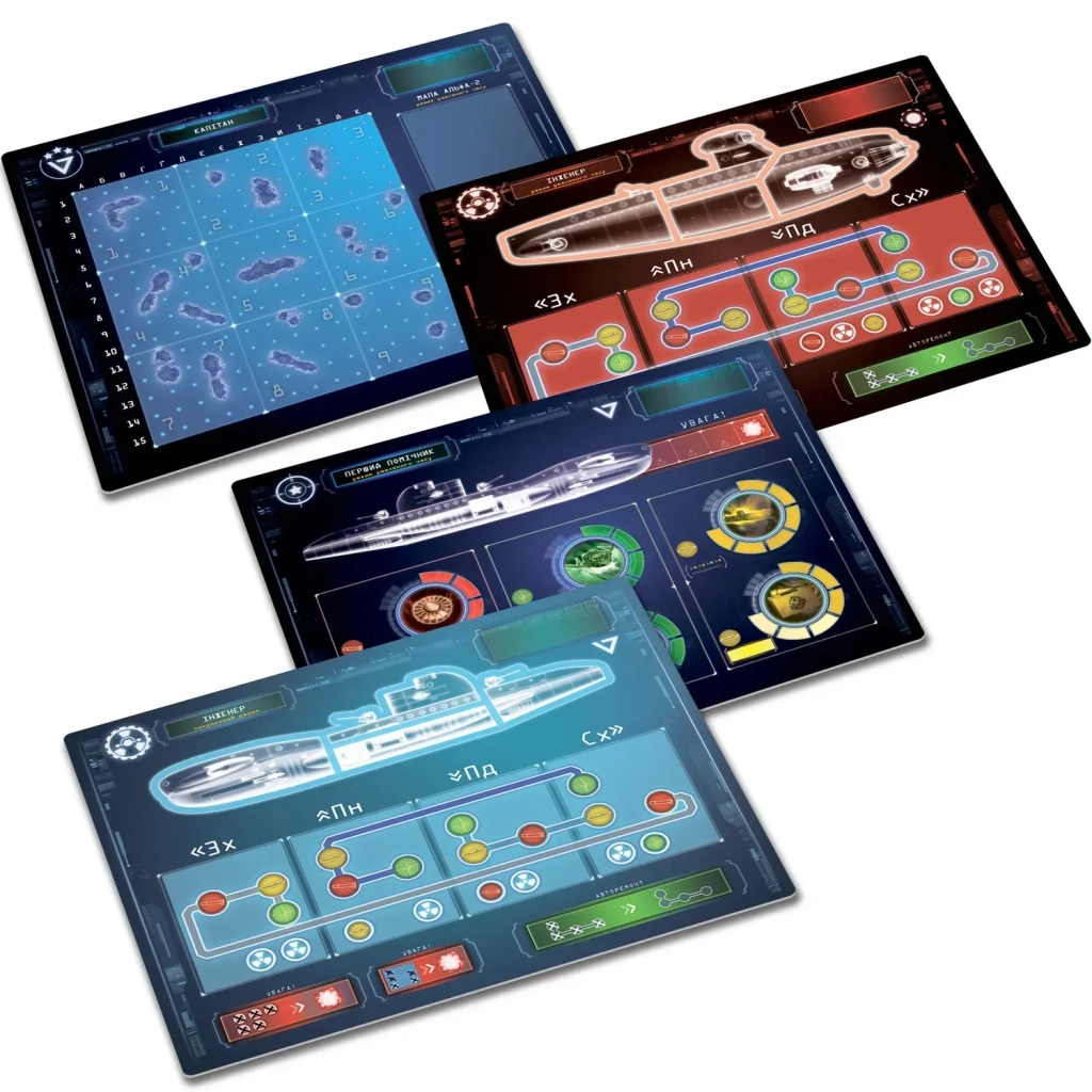 Настільна гра WoodCat Капітан СОНАР (Captain Sonar) (укр.) (ВР_КС) - зображення 2