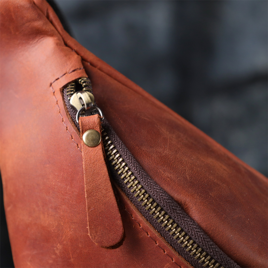 Сумка Shvigel З натуральної шкіри Руда (23140) - зображення 11