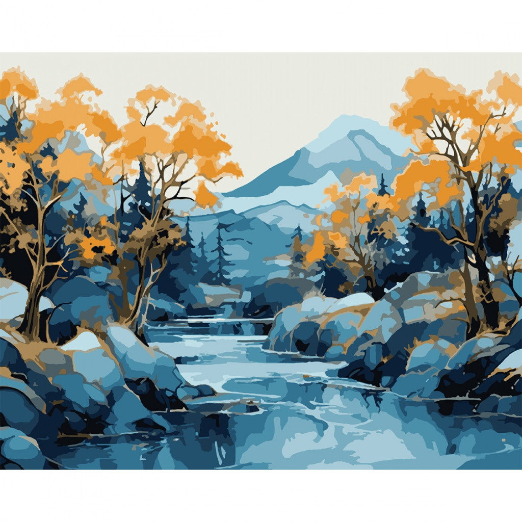 Картина по номерам Santi Гори з металізованими фарбами 40*50 см (954752) - зображення 1