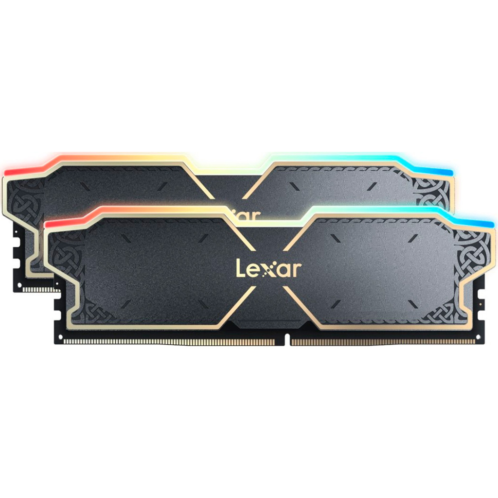 Модуль пам'яті для комп'ютера DDR5 32GB (2x16GB) 6000 MHz Thor RGB Lexar (LD5U16G60C38BG-RGD) - зображення 3