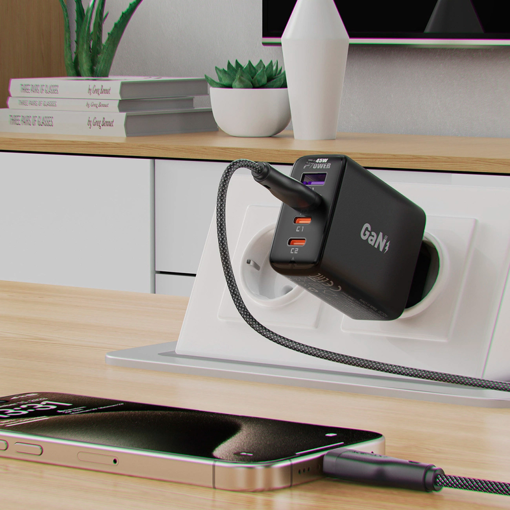 Дата кабель USB 2.0 AM to USB-C 1.2m 3.0A Acefast (6974316282693) - зображення 7