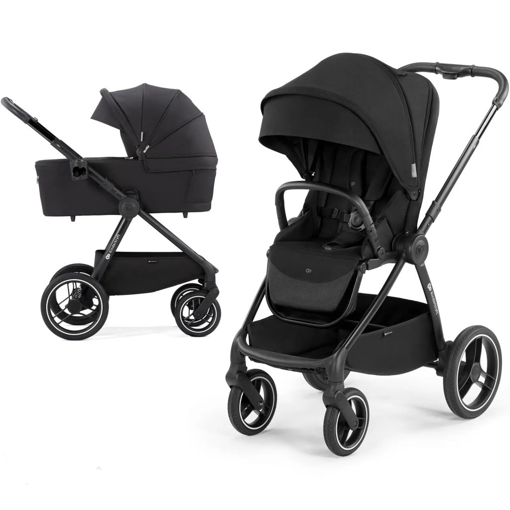 Коляска Kinderkraft 2 в 1 Nea Midnight Black (KSNEA000BLK2000) (5902533918867) - зображення 1