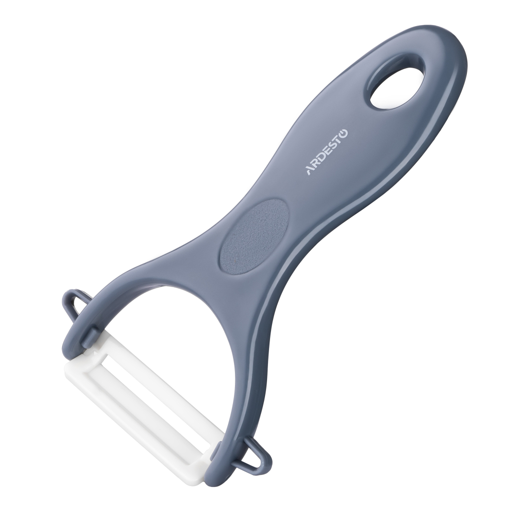 Овочечистка Ardesto Fresh, кераміка, пластик, сірий (AR8340G) - зображення 2