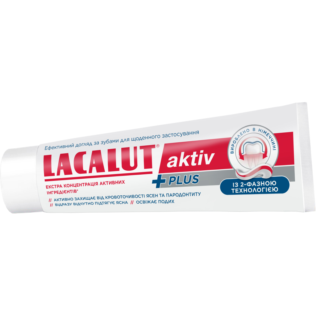 Зубна паста Lacalut Activ Plus 75 мл (4016369694992) - зображення 2