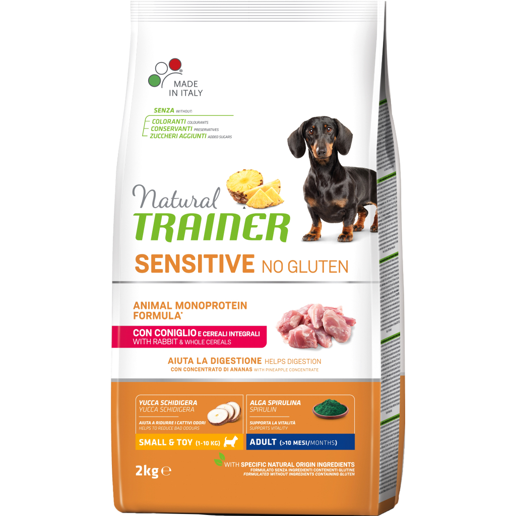 Сухий корм для собак Trainer Natural Dog Sensitive No Gluten Rabbit 2 кг (8059149428222) - зображення 1