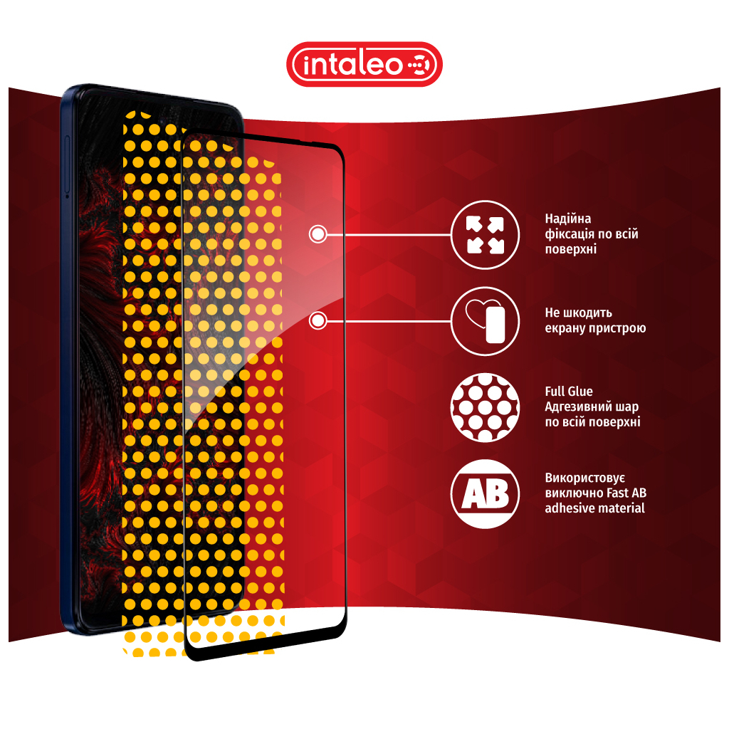 Скло захисне Intaleo Full Glue MOTO G04s Black (1283126612909) - зображення 7
