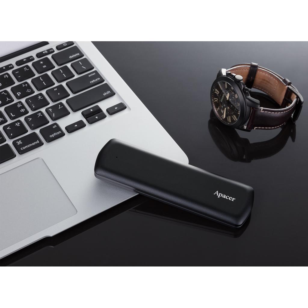 Накопичувач SSD USB-C 1TB Apacer (AP1TBAS721B-1) - зображення 5