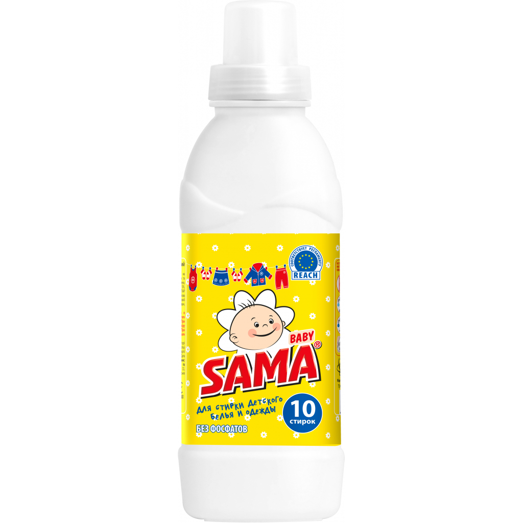 Гель для прання Sama Baby 500 мл (4820020262273) - зображення 1