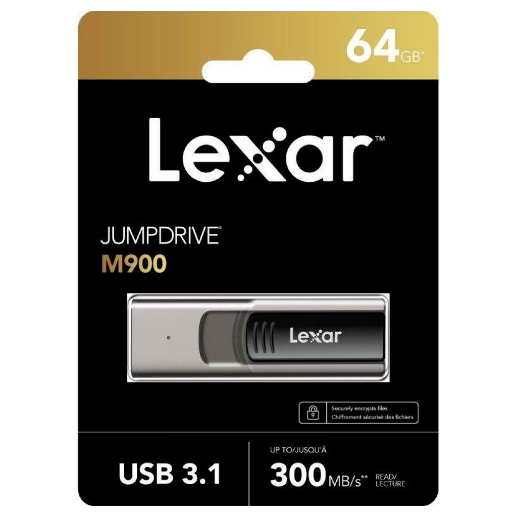 USB флеш накопичувач Lexar 64GB JumpDrive M900 USB 3.1 (LJDM900064G-BNQNG) - зображення 7