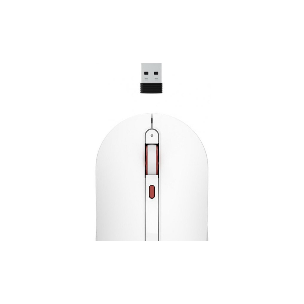 Мишка Xiaomi Miiiw Mute Wireless White (MWMM01 White) - зображення 3