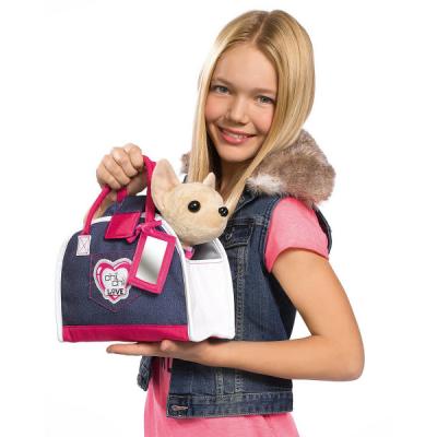 М'яка іграшка Chi Chi Love Чихуахуа Модерний джинс із сумочкою та дзеркальцем 20 см (589 0599) - зображення 4