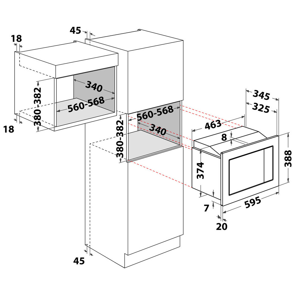 Мікрохвильова піч Indesit MWI122.2X - зображення 2