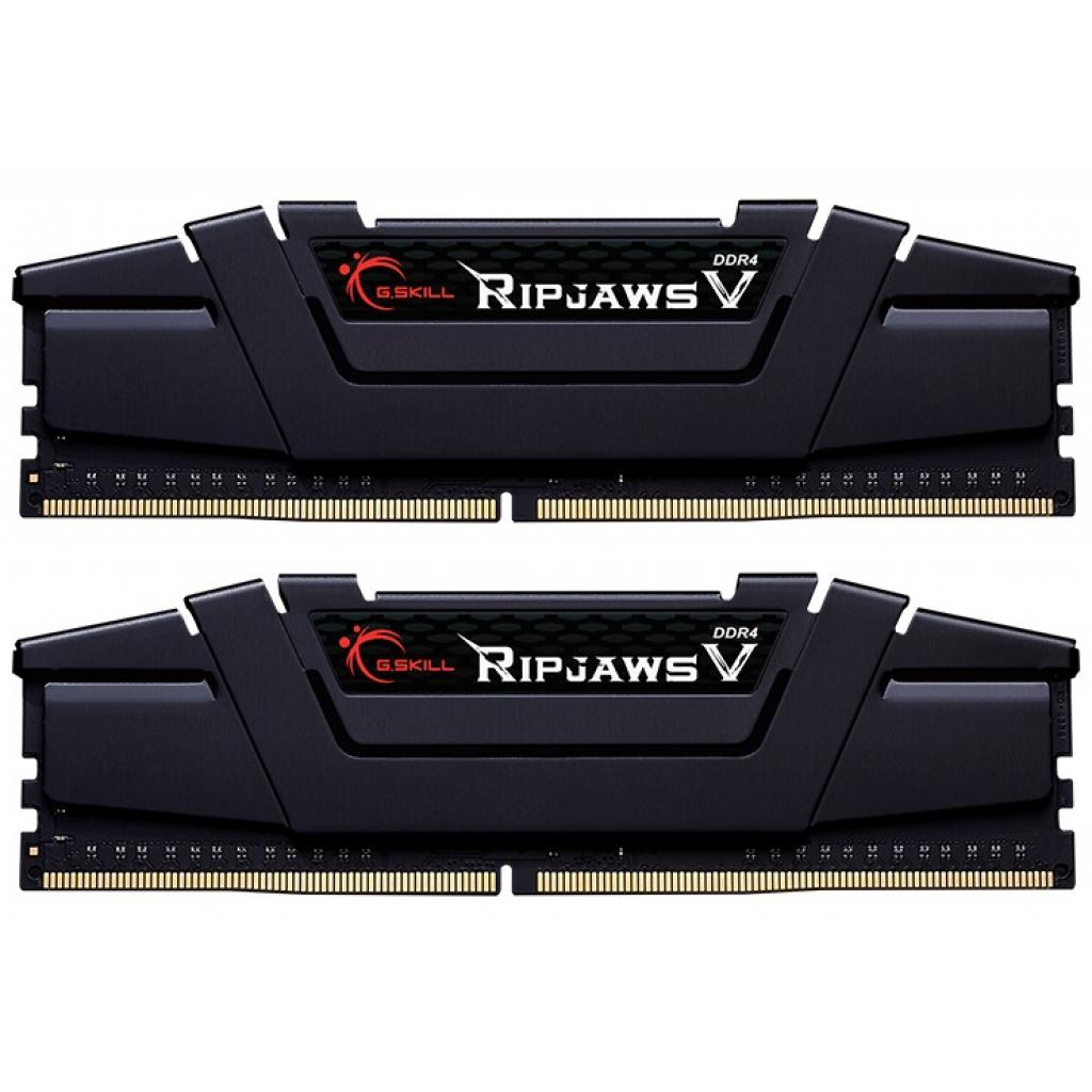 Модуль пам'яті для комп'ютера DDR4 64GB (2x32GB) 3200 MHz RipjawsV G.Skill (F4-3200C16D-64GVK) - зображення 1