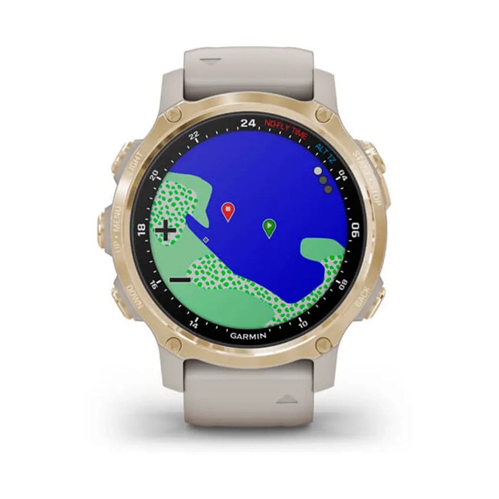 Смарт-годинник Garmin Descent Mk2S, Lt. Gold w/ Lt. Sand, GPS Dive Computer, EMEA (010-02403-01) - зображення 5