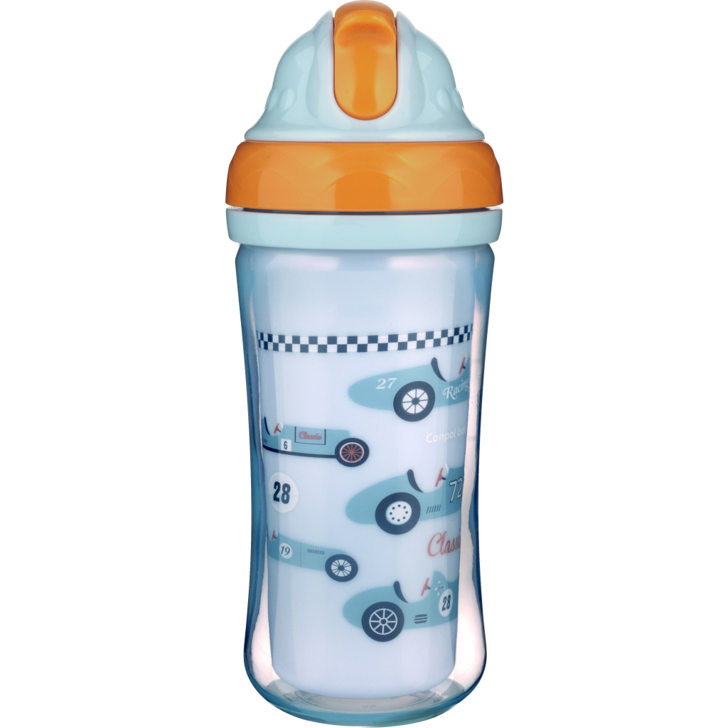 Поїльник-непроливайка Canpol babies Авто подвійна стінка із силіконовою трубочкою 260 мл (74/053) - зображення 2