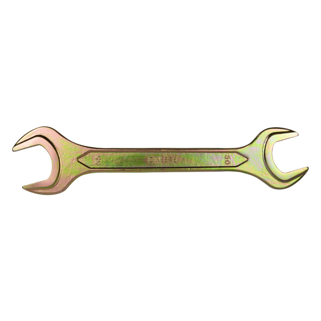 Ключ Sigma ріжковий 50x55мм жовтий цинк (6025551) - зображення 1