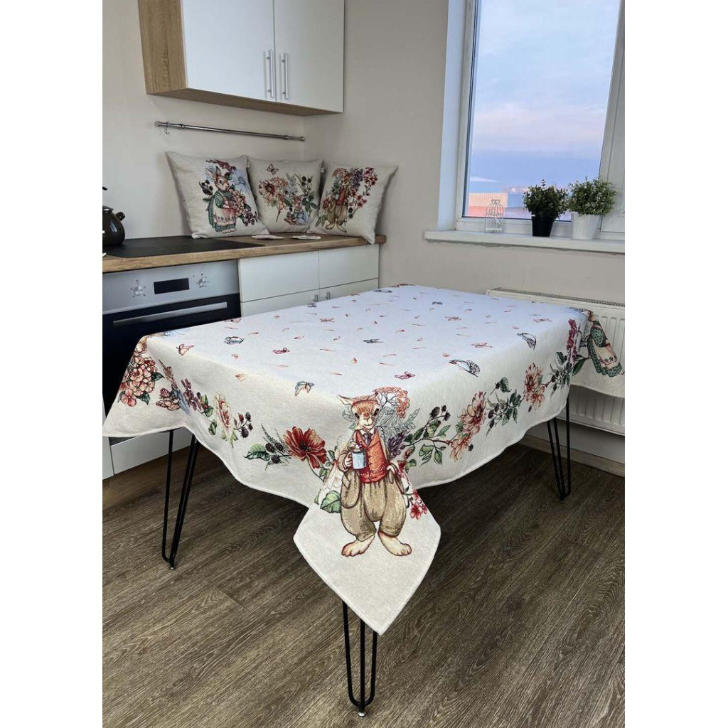 Скатертина Прованс гобеленова Затишок 130х140 см (026004) - зображення 7