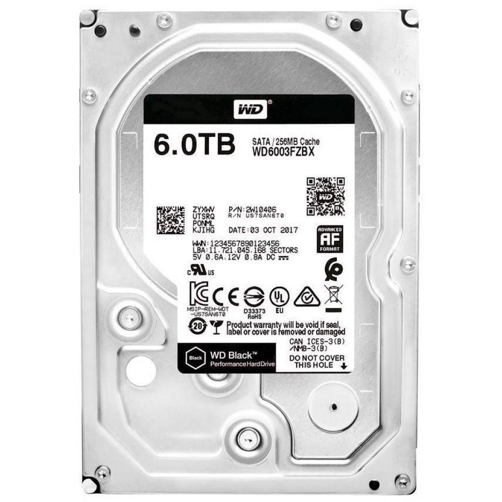 Жорсткий диск 3.5" 6TB WD (WD6003FZBX) - зображення 1