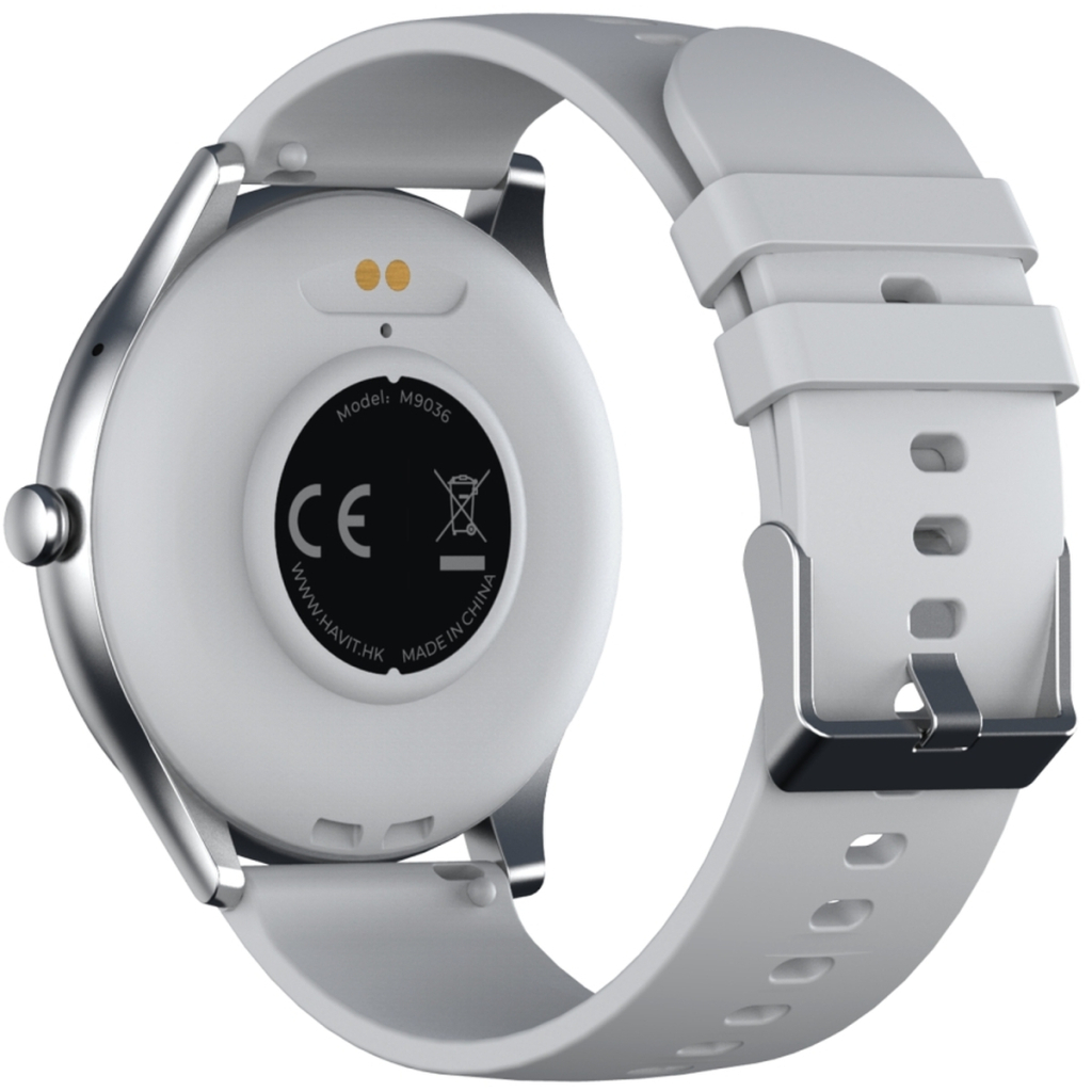 Смарт-годинник Havit HV-M9036 IP67 Bluetooth Call Grey (HV-M9036 Grey) - зображення 5
