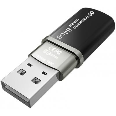 USB флеш накопичувач Transcend 64GB JetFlash 320 USB 2.0 (TS64GJF320K) - зображення 3