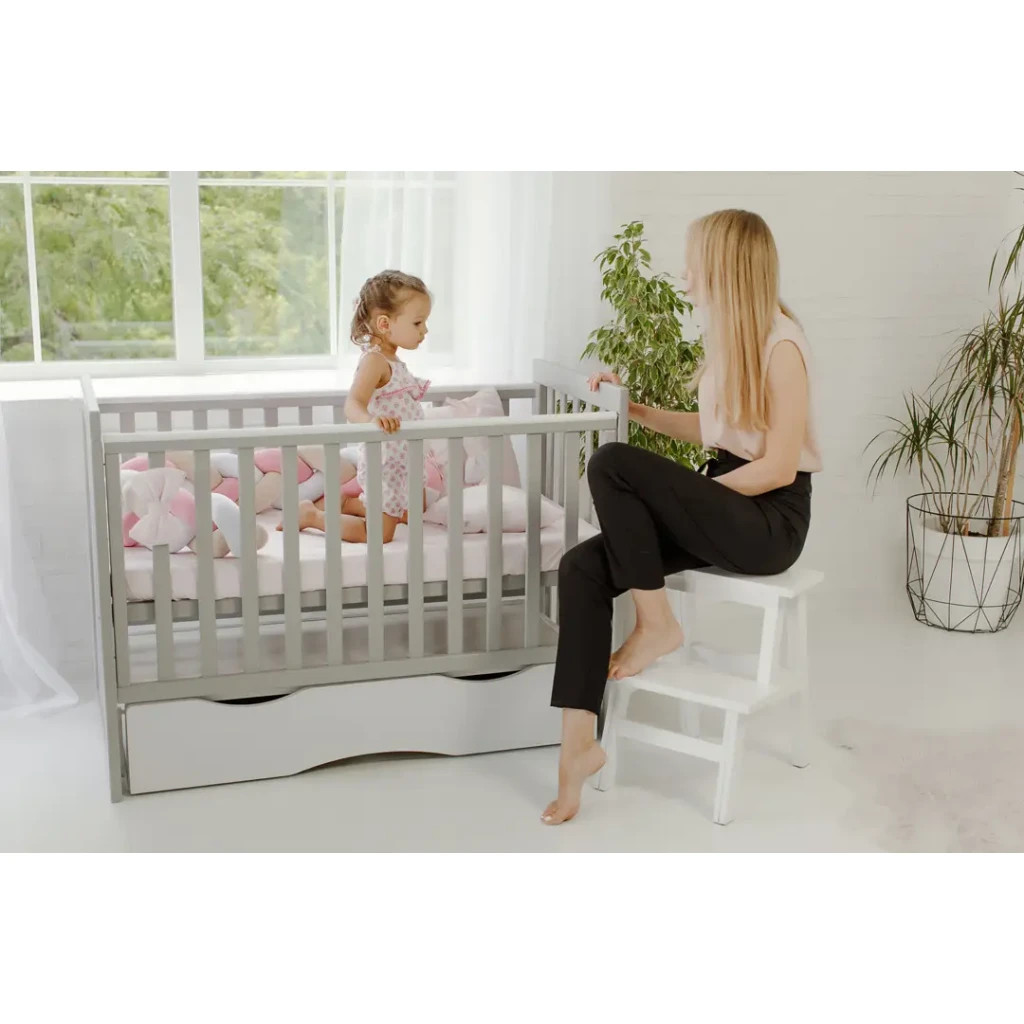 Ліжечко Angelo LUX-11 (сірий) 120x60 (11034) - зображення 6