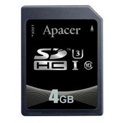 Карта пам'яті Apacer 4GB SDHC Class10 (AP-ISD004GIA-1HTM) - зображення 1