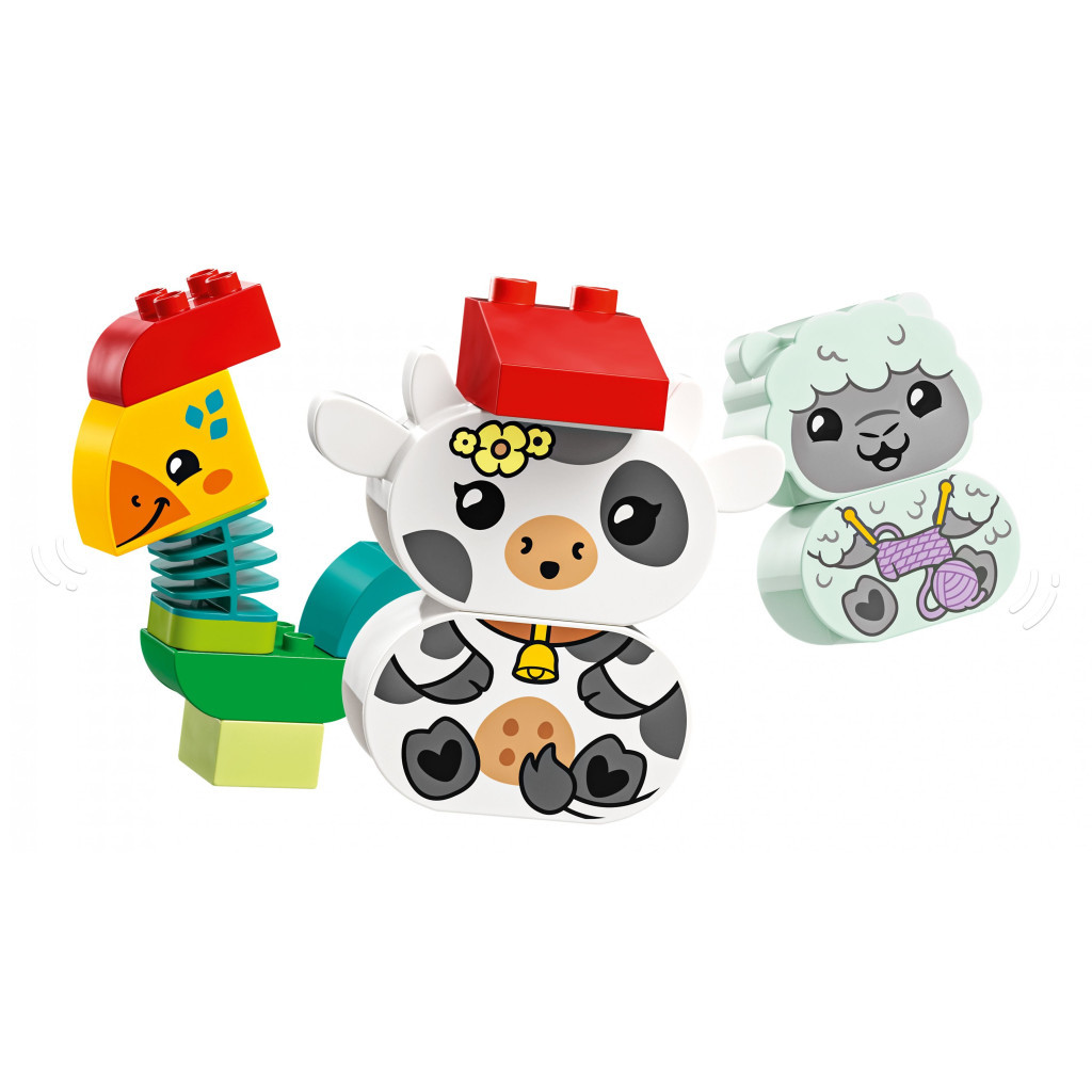 Конструктор LEGO DUPLO My First Потяг тваринок 19 деталей (10412) - зображення 3