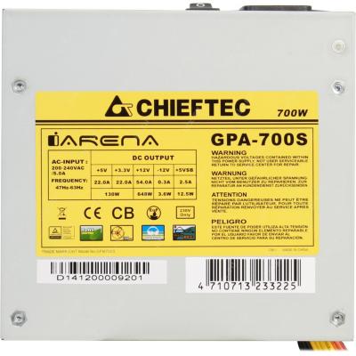 Блок живлення Chieftec 700W (GPA-700S) - зображення 3