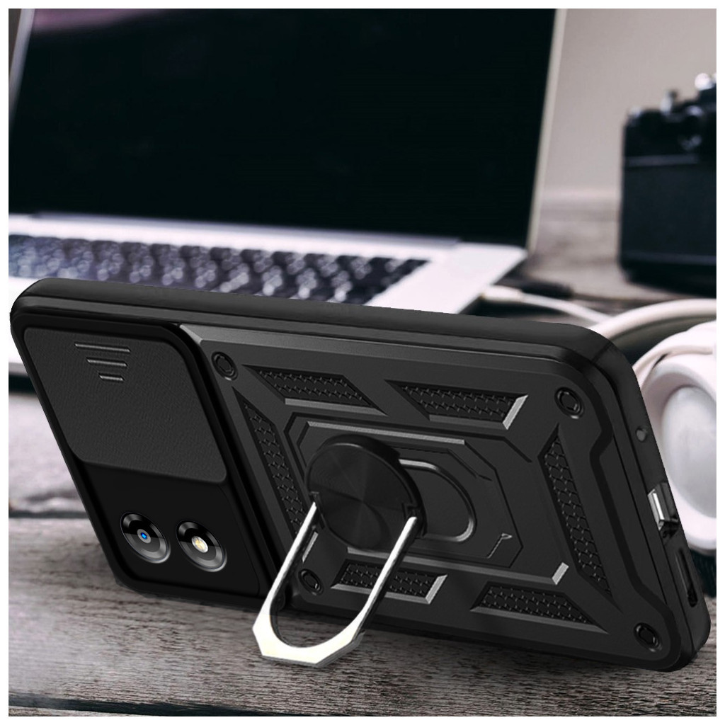 Чохол до мобільного телефона BeCover Military Motorola Moto E13 Black (709101) - зображення 3