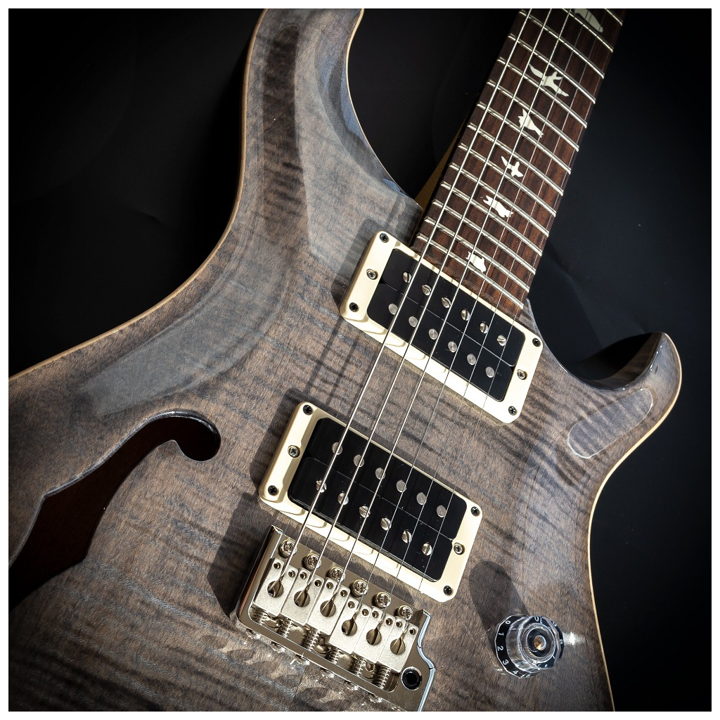 Гітара напівакустична PRS CE 24 Semi-Hollow Faded Grey Black - зображення 7