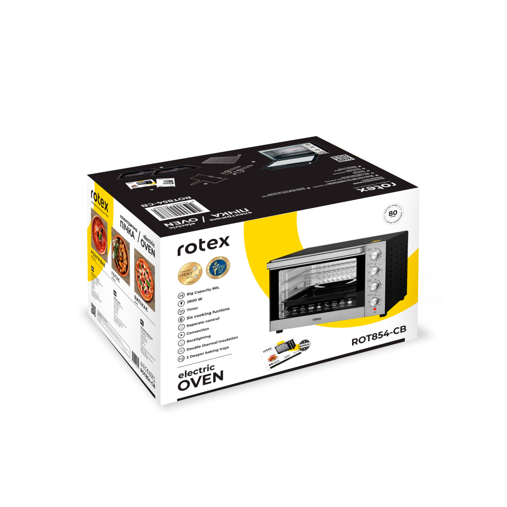Електропіч Rotex ROT854-CB - изображение 12