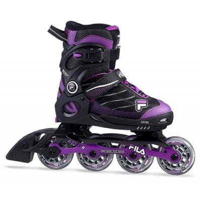 Роликові ковзани Fila 010618135 WIZY ALU G BLACK/MAGENTA M 32-35 (8026473396640) - зображення 1